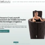 Portfolio siti web 8 Criosauna CryoLuxury®