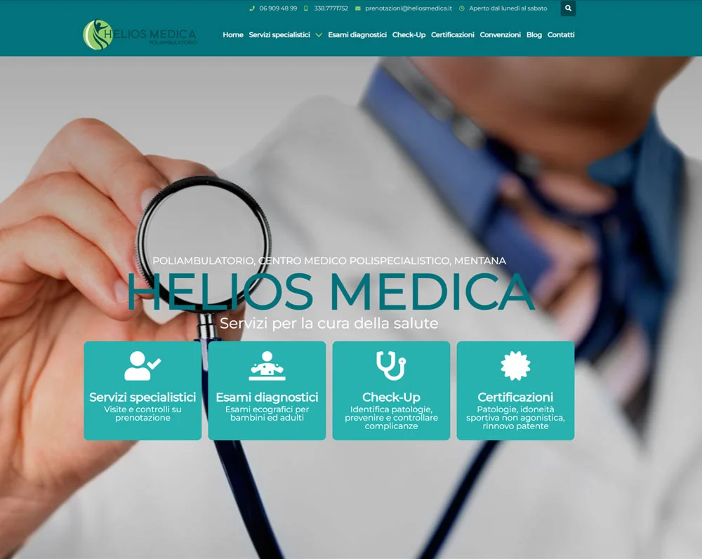 Helios Medica, portfolio clienti ITLab360
