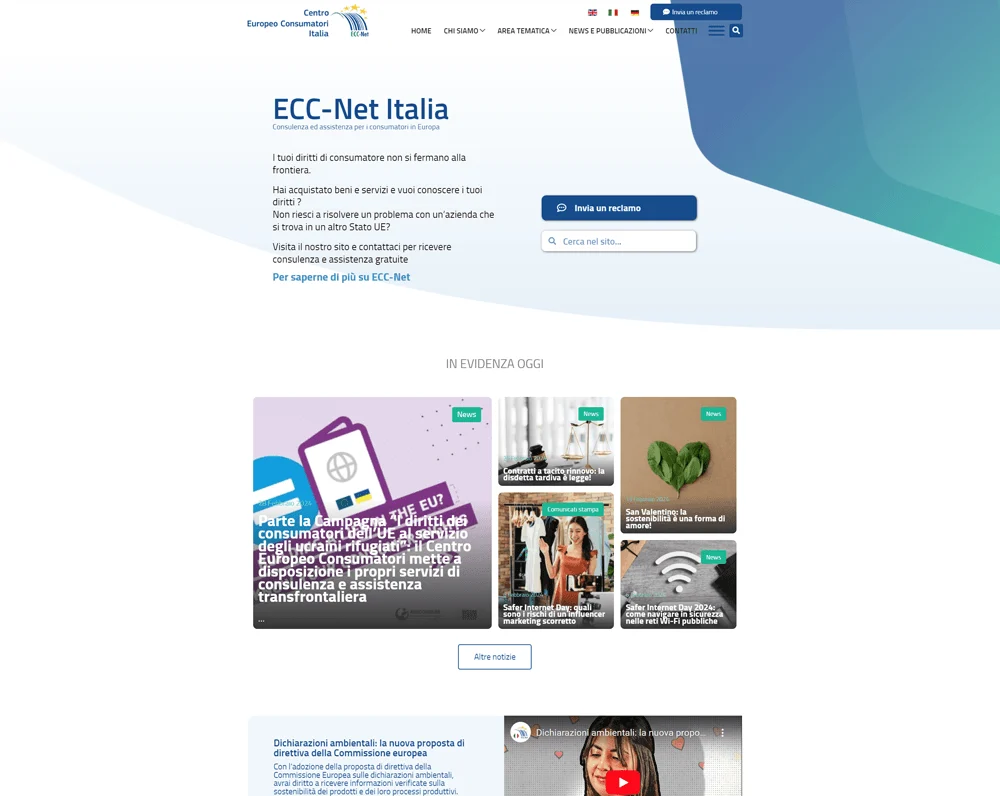 Portfolio ITLab360: ECC-Net Italia