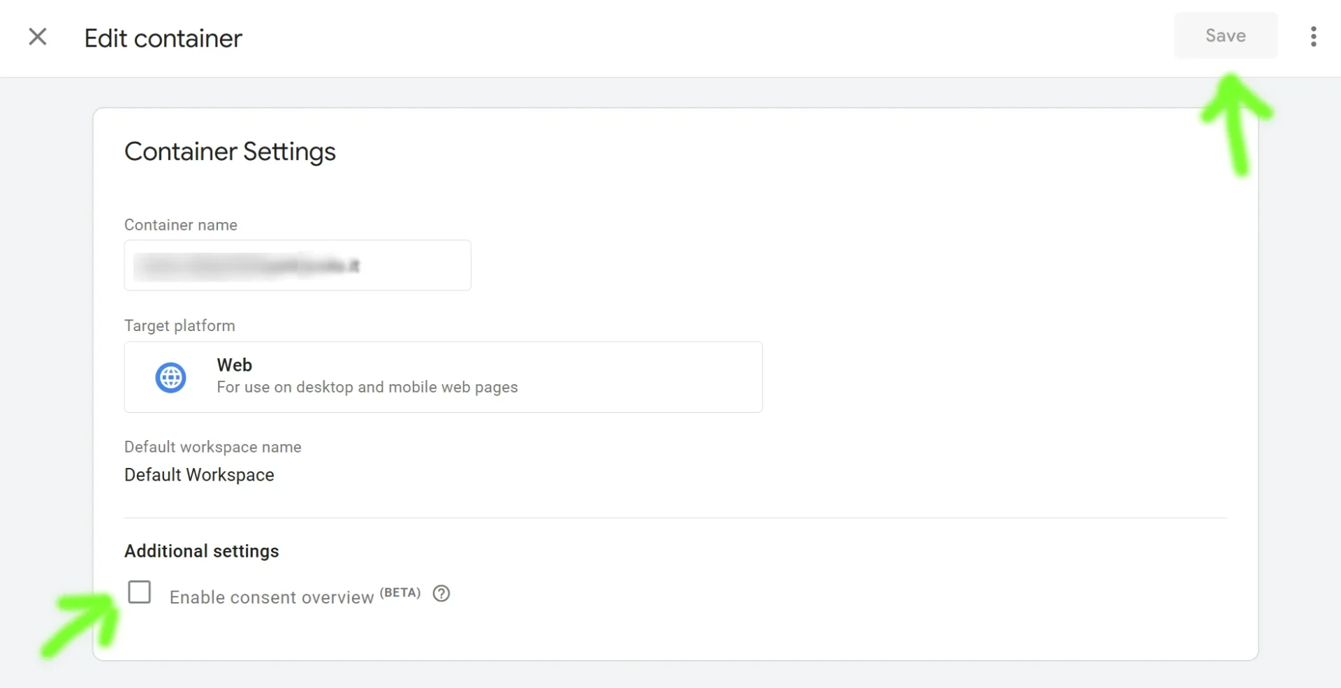 3 googletagmanager container enable overview